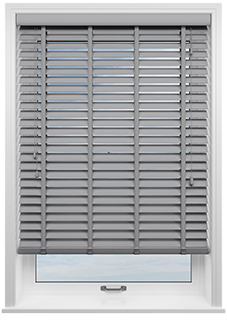 Ecowood Deluxe, Blizzard Grey Satin - Motorised Venetian Blind